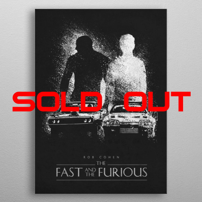 Displate Metall-Poster "The Fast And The Furious" *AUSVERKAUFT*
